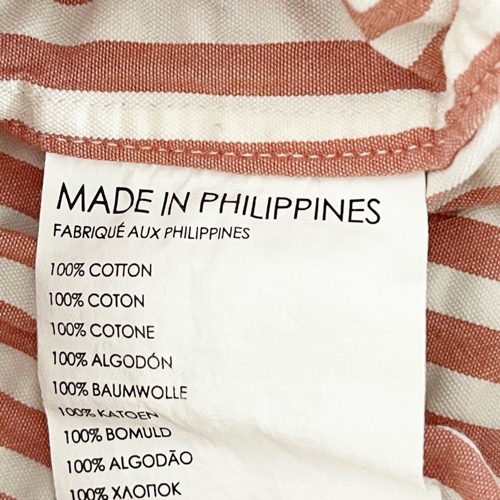 Club Monaco Pink and White Striped Shirt - Picture 3 of 8